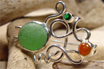 Sea Glass Brooch