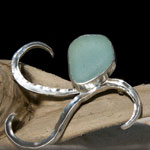 Sea Glass Brooch