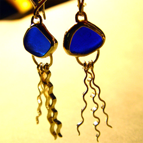 Sea Glass Earrings