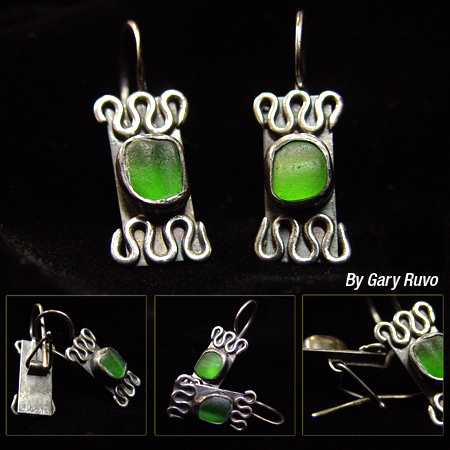 Sea Glass Earrings