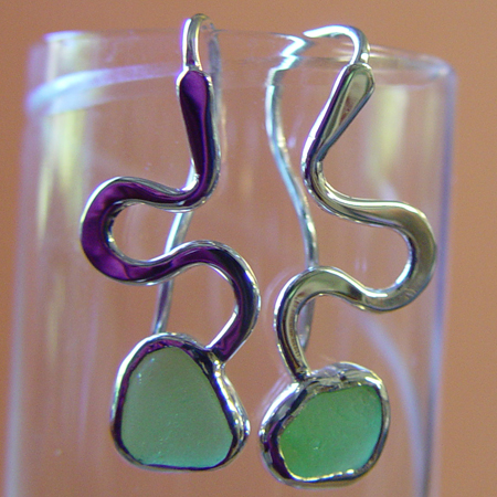 Sea Glass Earrings