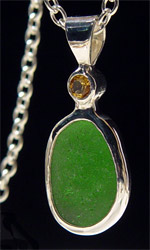 Sea Glass Pendant 128