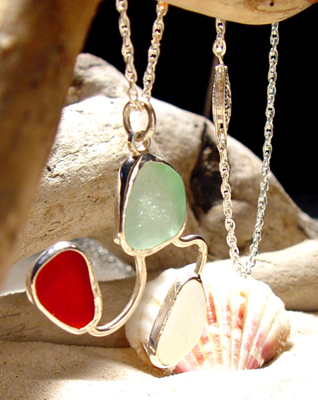 Sea Glass Pendants