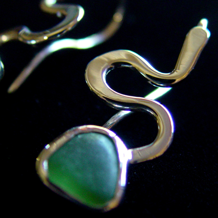 Sea Glass Earrings