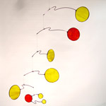 Stained Glass Hanging Mobile