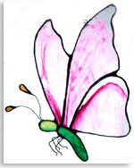 Stained Glass Butterfly